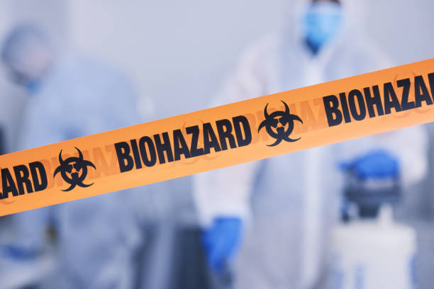 Professional Biohazard Cleanup technician working in Hardwick, MN